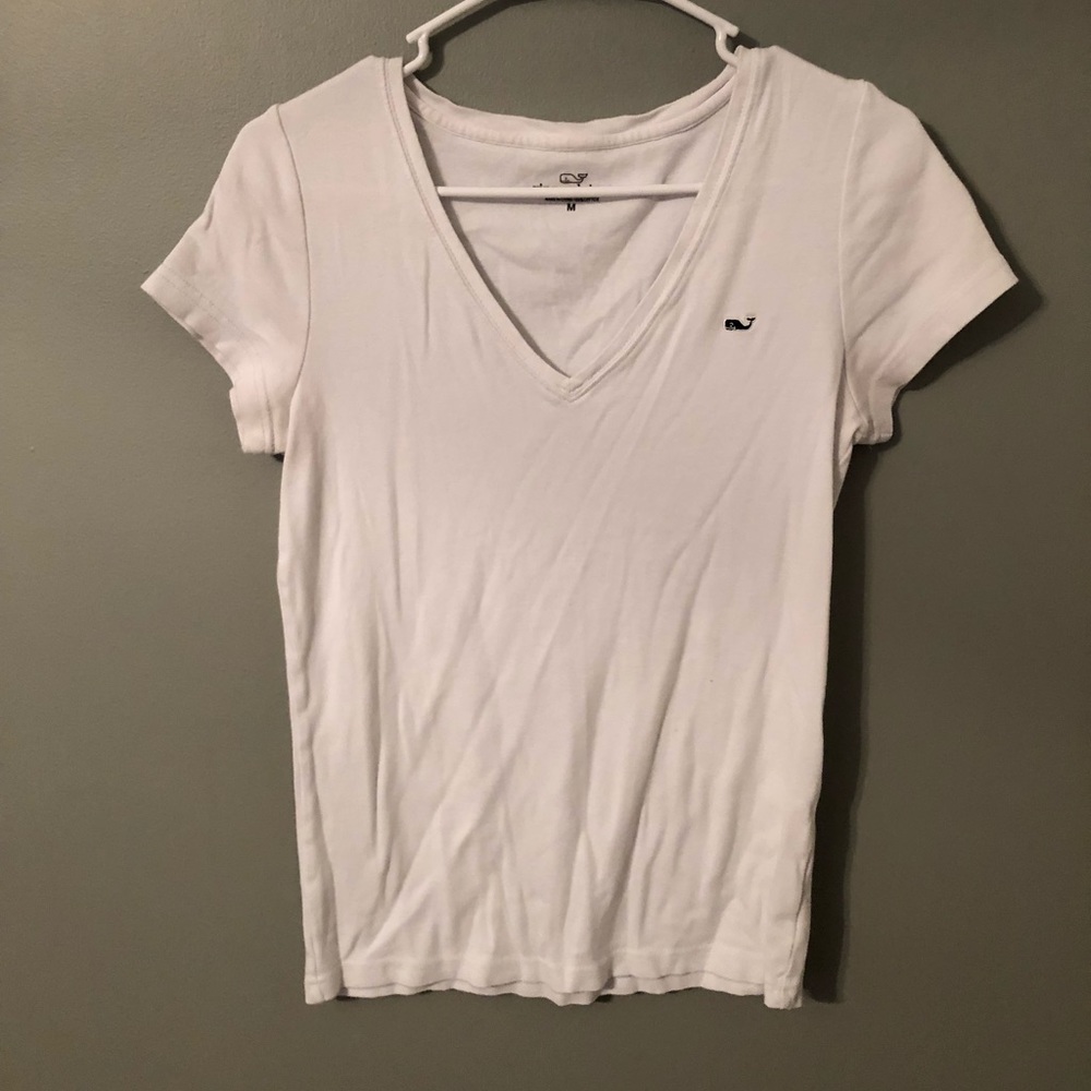 White Vineyard Vines V Neck